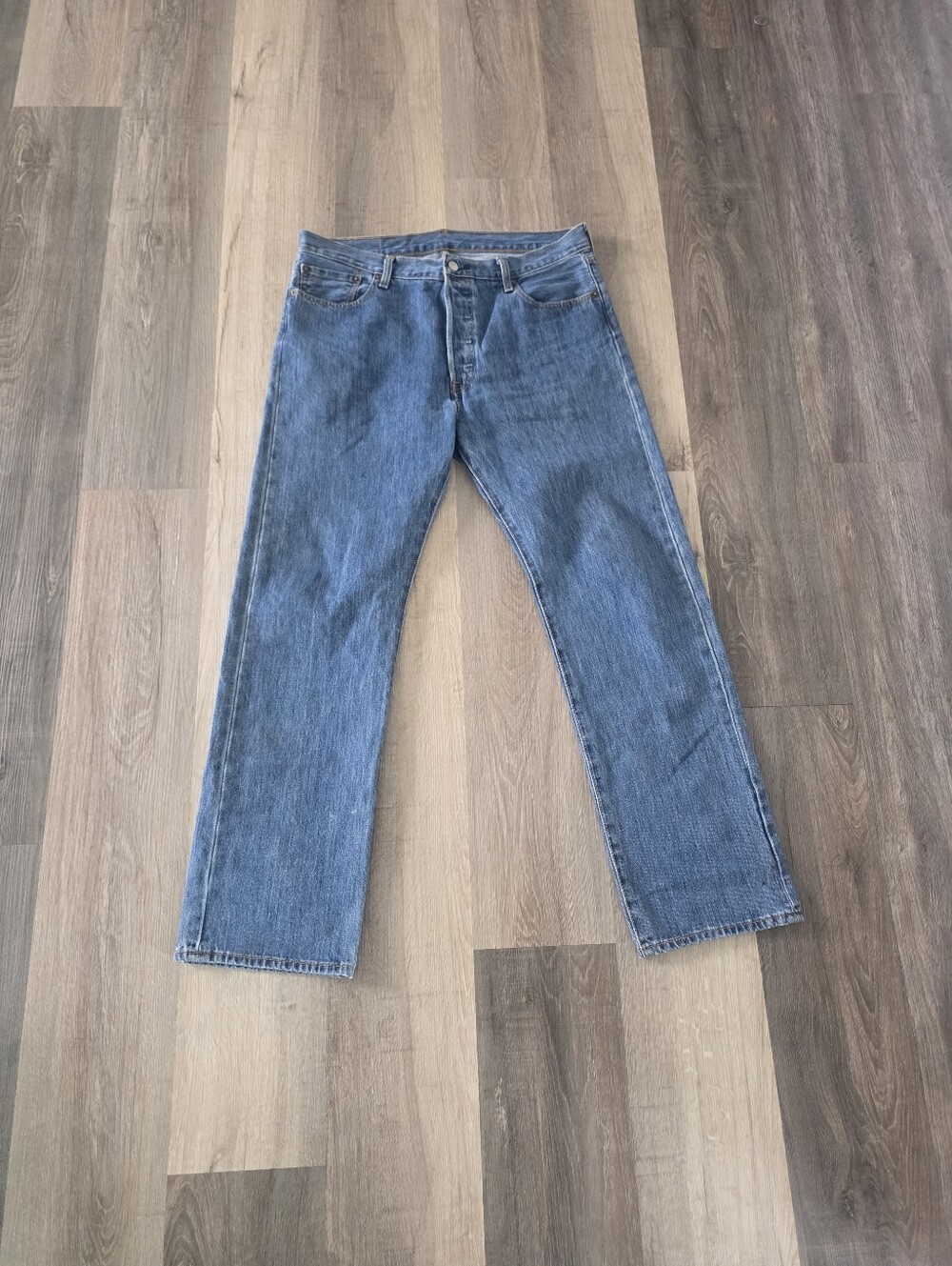 Vintage Levi's 501 Men's Classic Straight Leg Blue Jeans Sizale 36×32